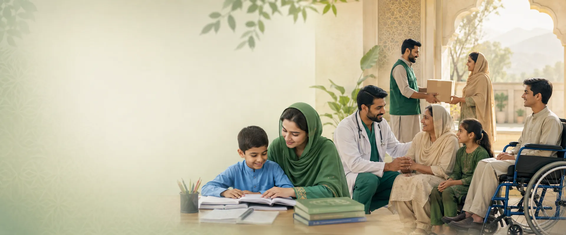 Healthcare and welfare service icons